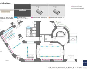 Lighting Concept - Spanish Institute