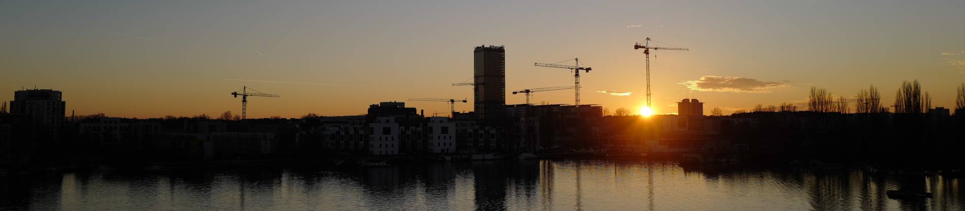 Abendlicht in der Stadt