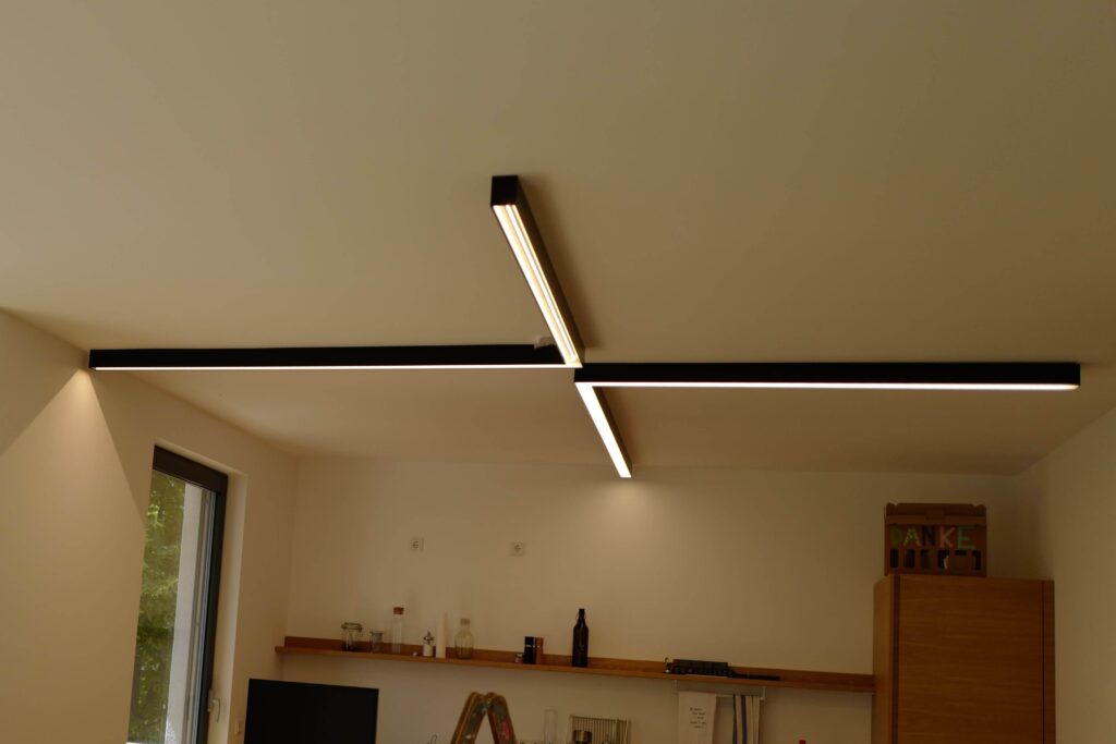 Lichtinstallation Privatwohnung