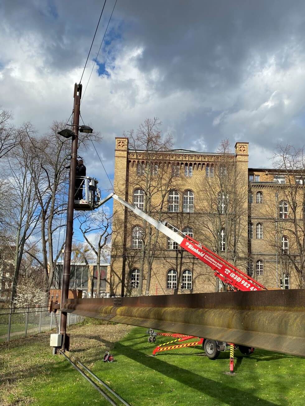 Lichtplanung für Freiluftkino in Kreuzberg